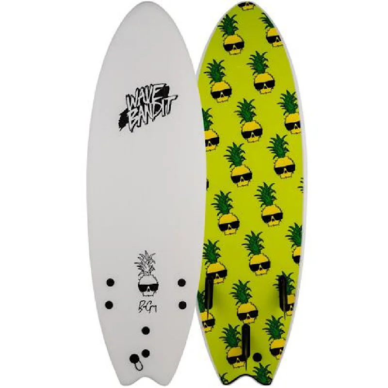 surfboards with great flex for comfort-Ben Gravy 5'6" Performer Tri  Soft Top