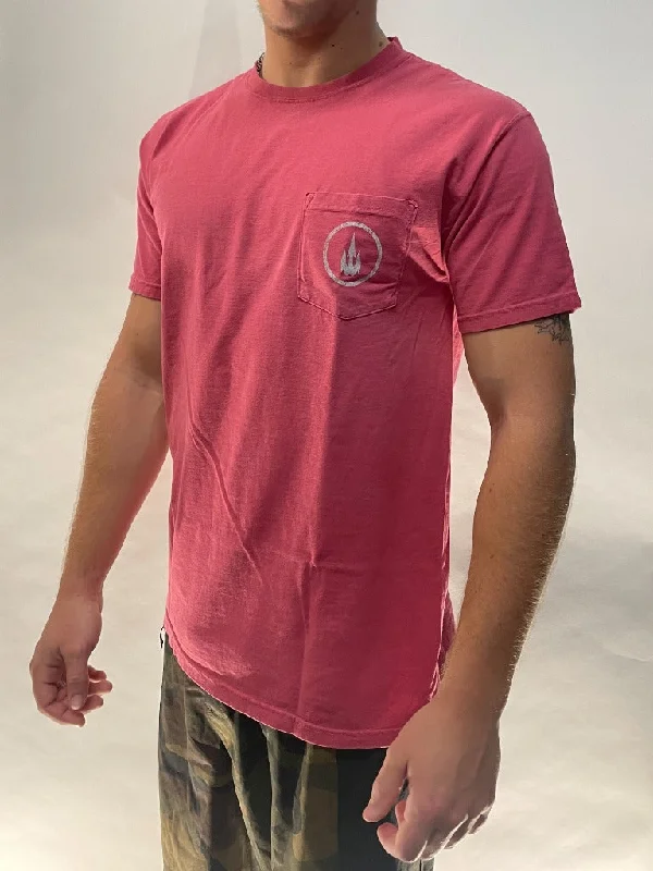 surfboards for smooth rides in long sessions-WBZ Scrath Circle Trident Pkt S/S Tee