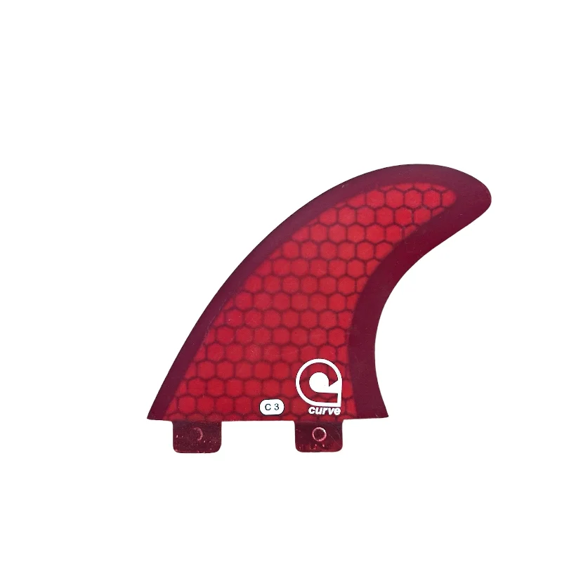 surfboard fins with hybrid designs for flexibility-Surfboard Fins S Quad  Dual Tab - HEXCORE