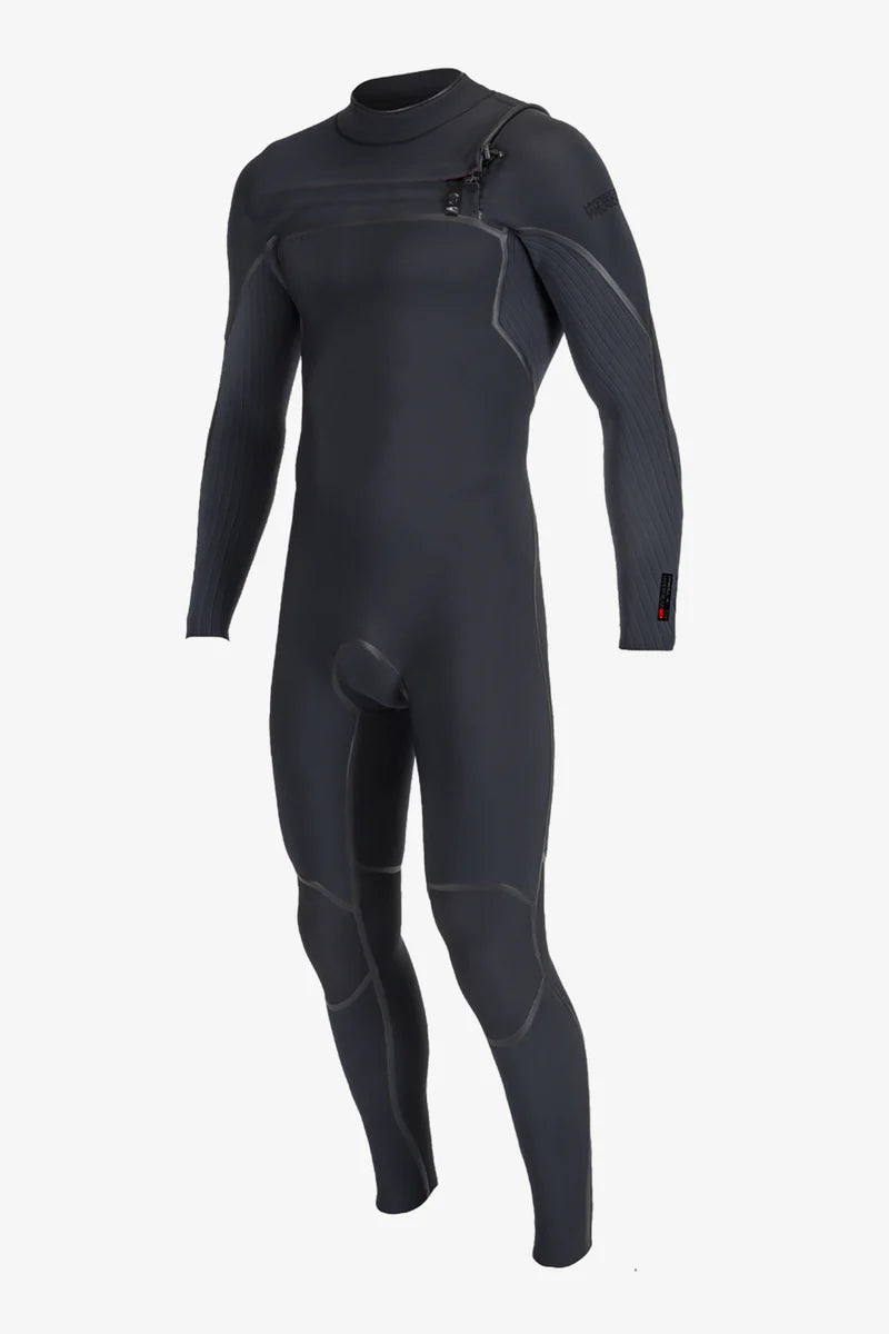 wetsuits for high-tech performance-O'Neill Hyperfreak Fire 4/3+ Chest Zip