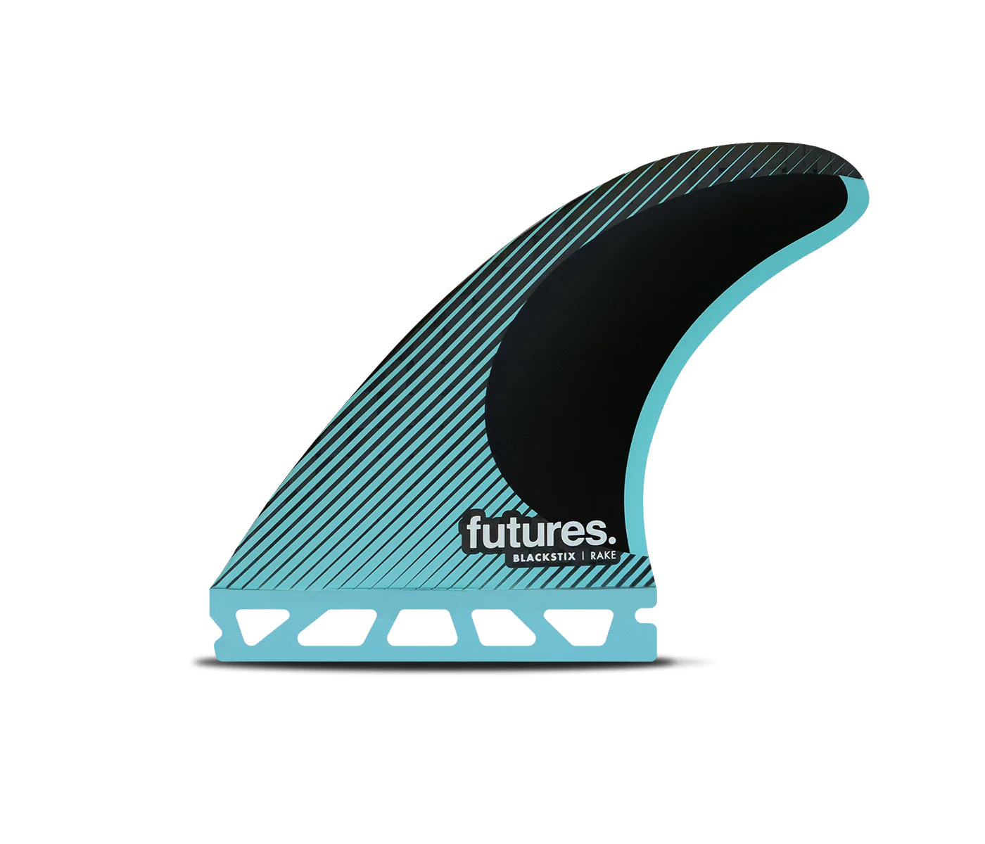 surfboard fins for performance in choppy waters-Futures R4 Blackstix