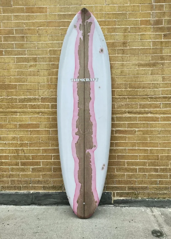 surfboards with soft-top construction for safety-6'4" Trimcraft Surfboards Burner- Abstract