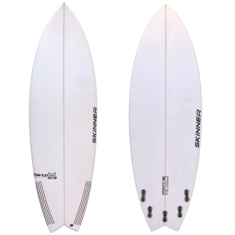 surfboards for high-skill surfers looking for precision-Skinner Surfboards Tom Kat Fish 5'8" x 20.8x 33.4L Epoxy 5 FCS Plugs