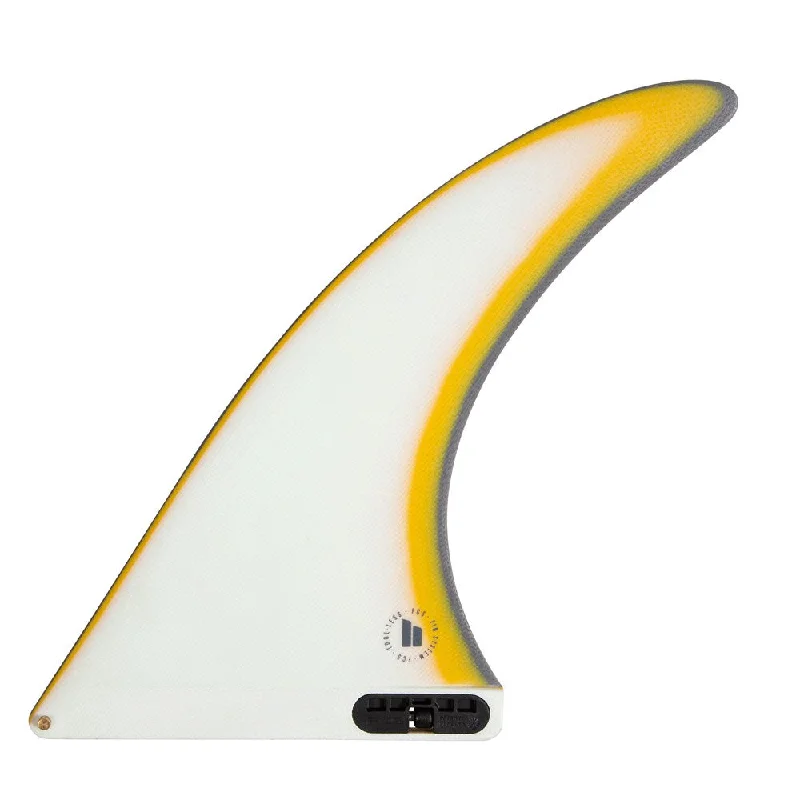 surfboard fins with carbon-fiber edges for strength-FCS II Flow II PG Mango Longboard Fin