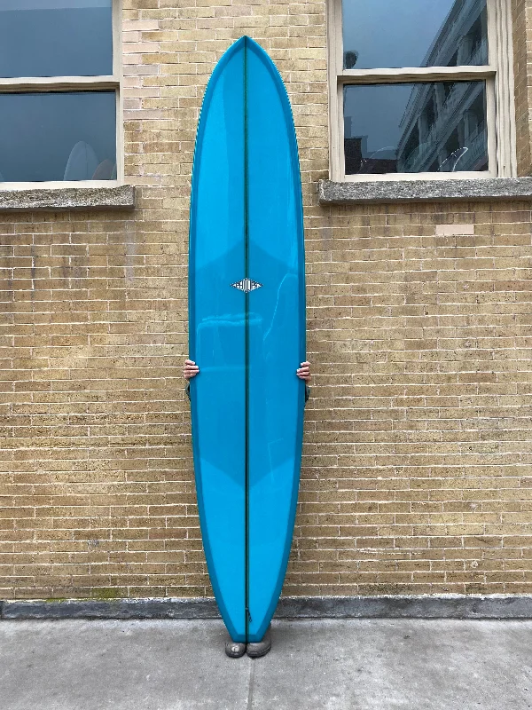 surfboards for quick bottom turns-Jim Phillips 9'6" KPA (Ka Po'e Ae'a) - Teal