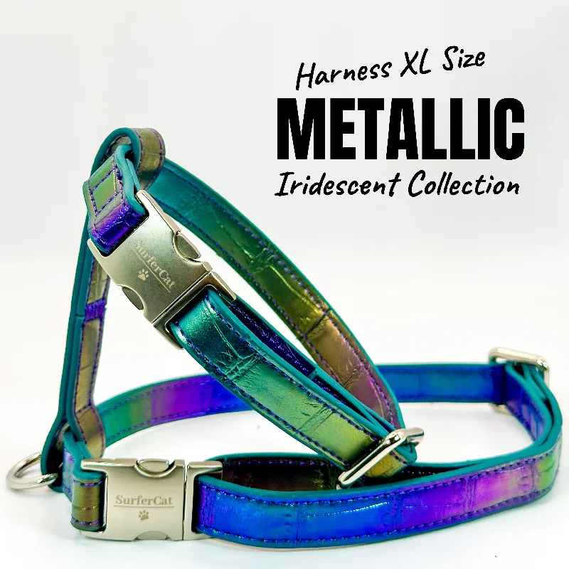 surf clothing with anti-odor technology-Iridescent Collection- sold separately Leash, Escape Proof Harness & collars