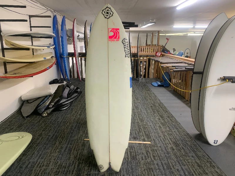 surfboards with a clean, classic design-Used 5'8 Shuler Swallow Tail