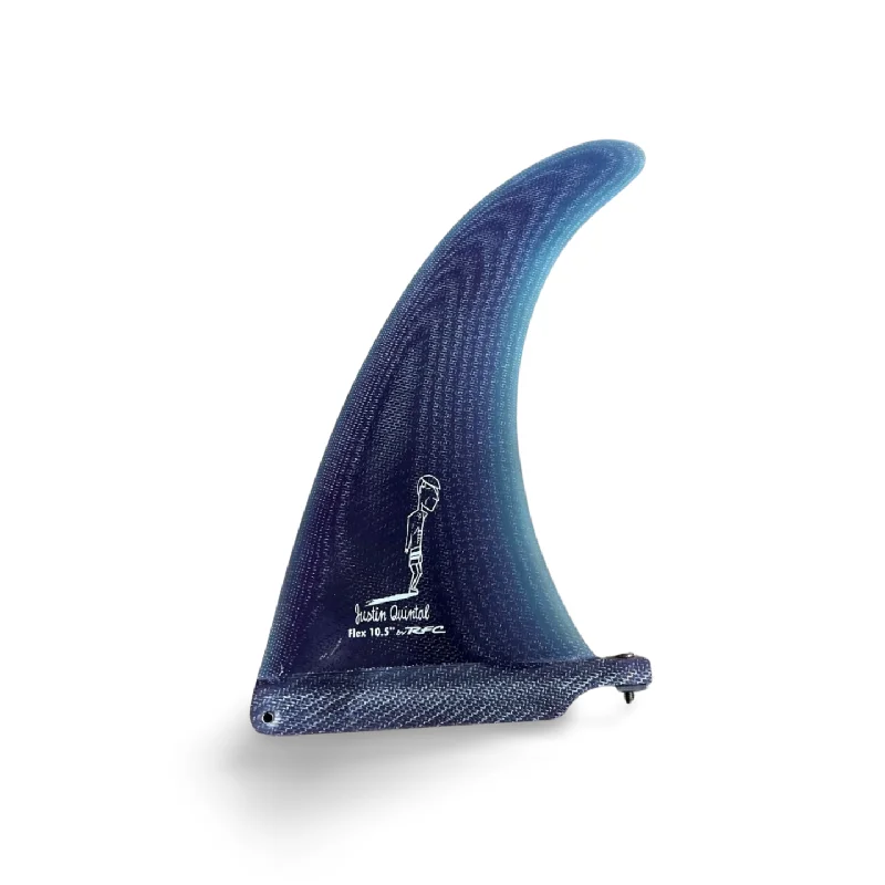 surfboard fins with hybrid designs for flexibility-Justin Quintal Flex Longboard Fin