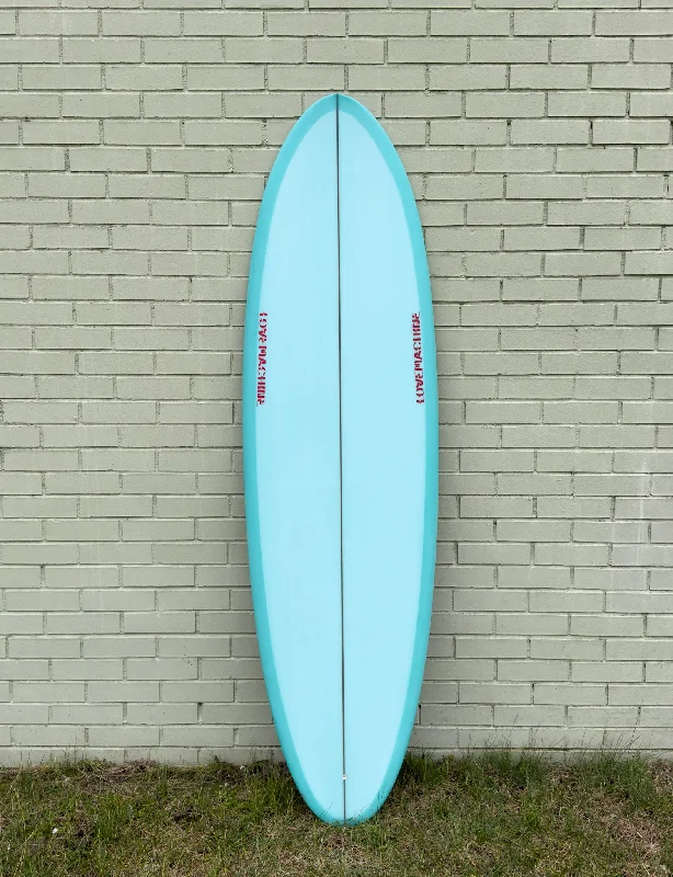 surfboards with good speed in clean conditions-6'4" Lovemachine Surfboards Cheet - Turquoise