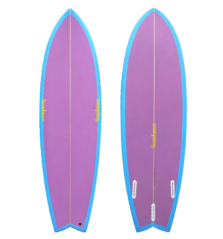 surfboards with excellent tracking for long-distance rides-SUNDANCE Twinnie - Purple