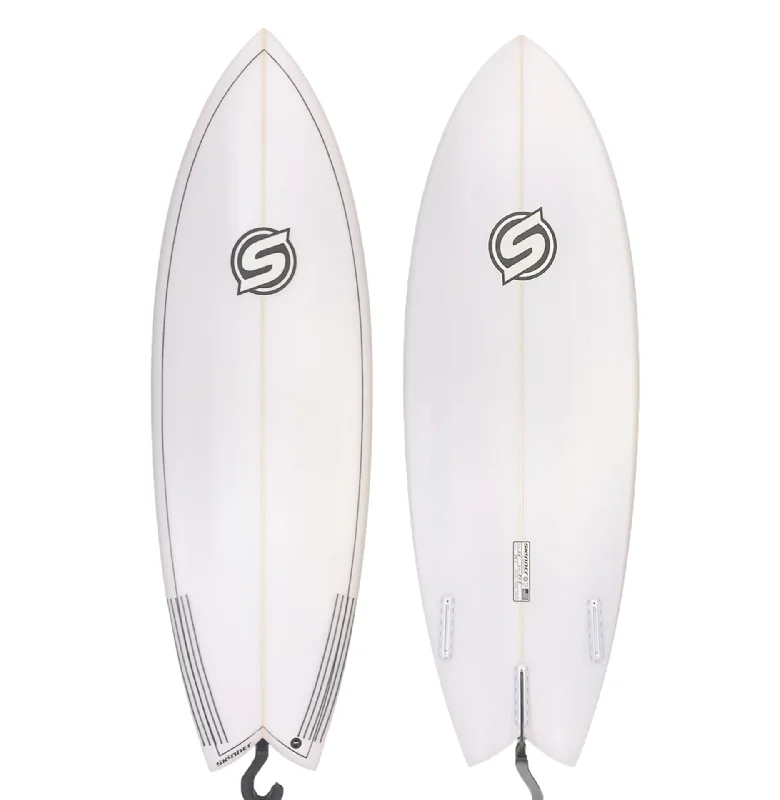 surfboards with minimal drag for high-speed surfing-Skinner Surfboards Tom Kat Fish 5'4" x 20.4 x 2.45 x 30.1L Twin +