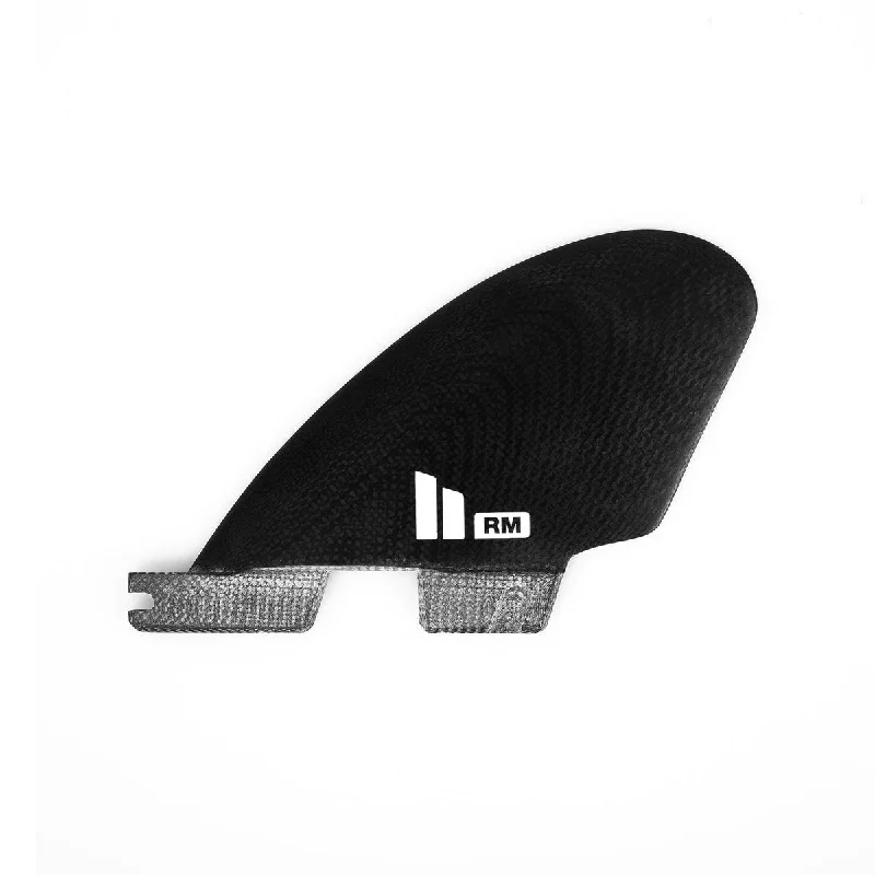 surfboard fins with carbon-fiber edges for strength-FCS II Rob Machado Sunday PG Side Byte Black