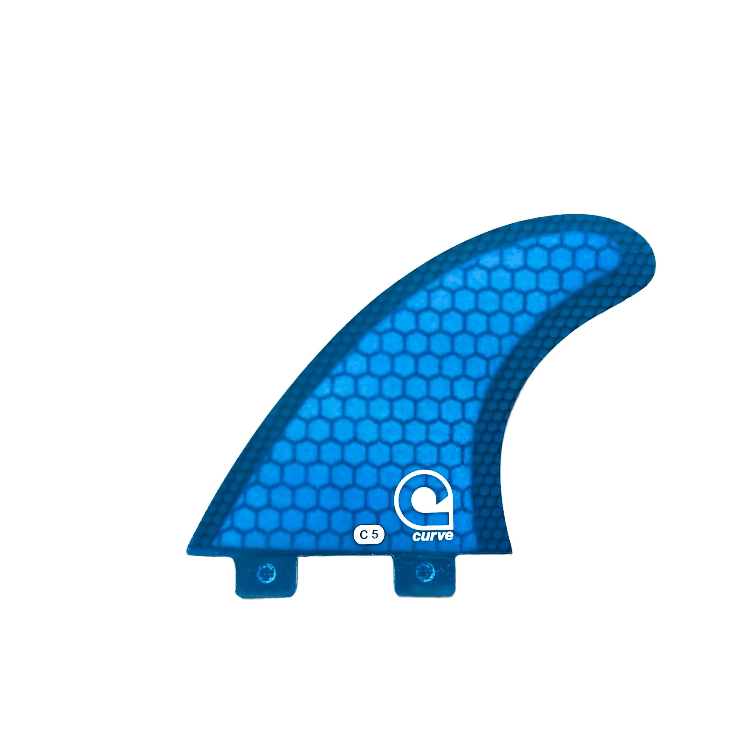 surfboard fins for easy adaptation to wave shape-Surfboard Fins M5 - Dual Tab Thruster - CARBON MESH