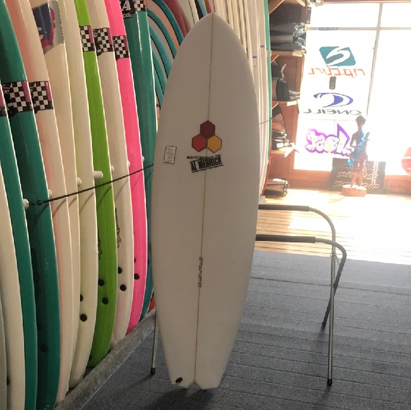 surfboards for small waves-Channel Islands 5’10” Bobby Quad