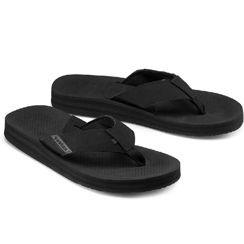 surfboards for smooth transitions in turns-Cobian Mens ARV 2 Black Sandals