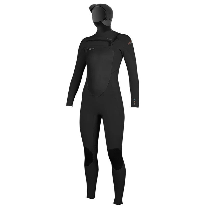 wetsuits with ultra-durable construction-O'Neill Women's Superfreak 5/4 Hooded Wetsuit