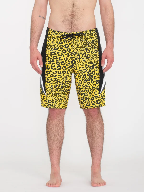 surf clothing for deep-water adventures-Surf Vitals J Robinson Mod" 20"Boardshort - LEMON