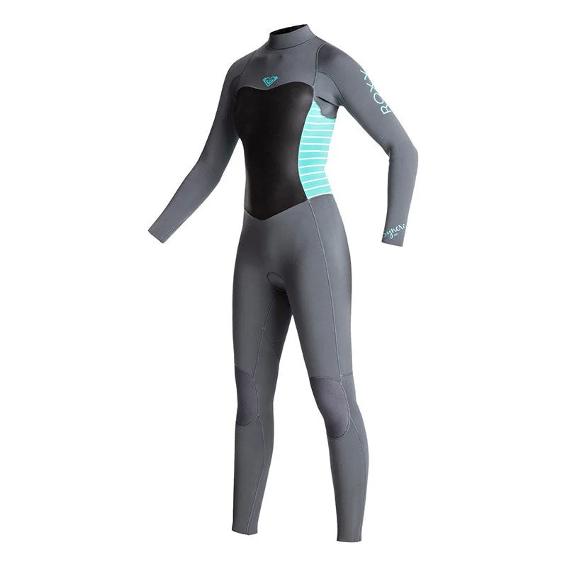 wetsuits for flexible fit and easy removal-Roxy Girls Syncro 4/3 Wetsuit