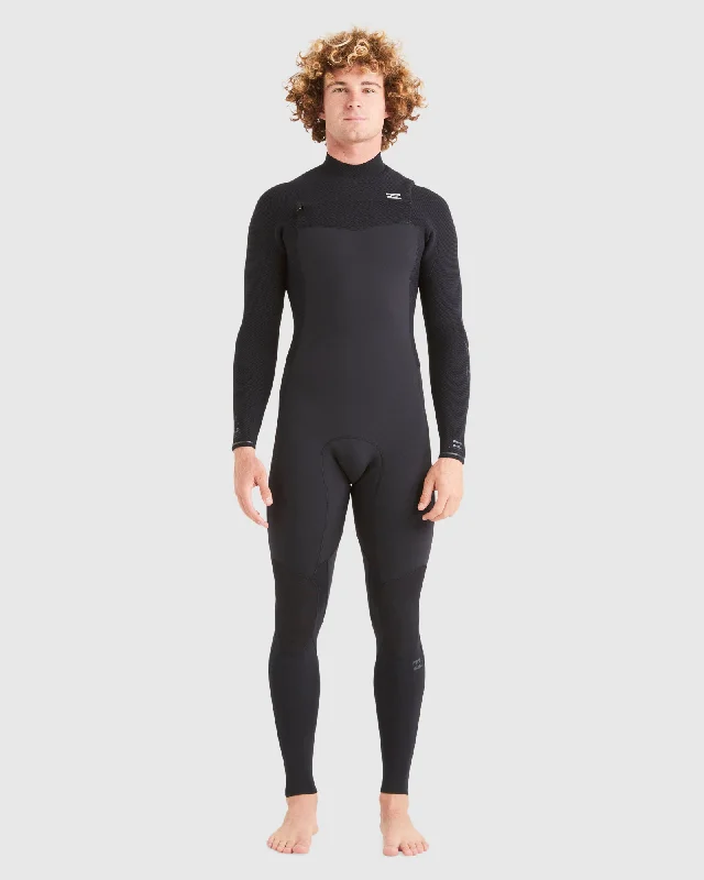 wetsuits for long-range diving and exploration-Mens 3/2mm Revolution Chest Zip Wetsuit