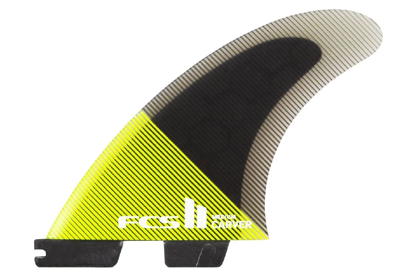 surfboard fins with reinforced edges for durability-CARVER PC TRI RETAIL FINS