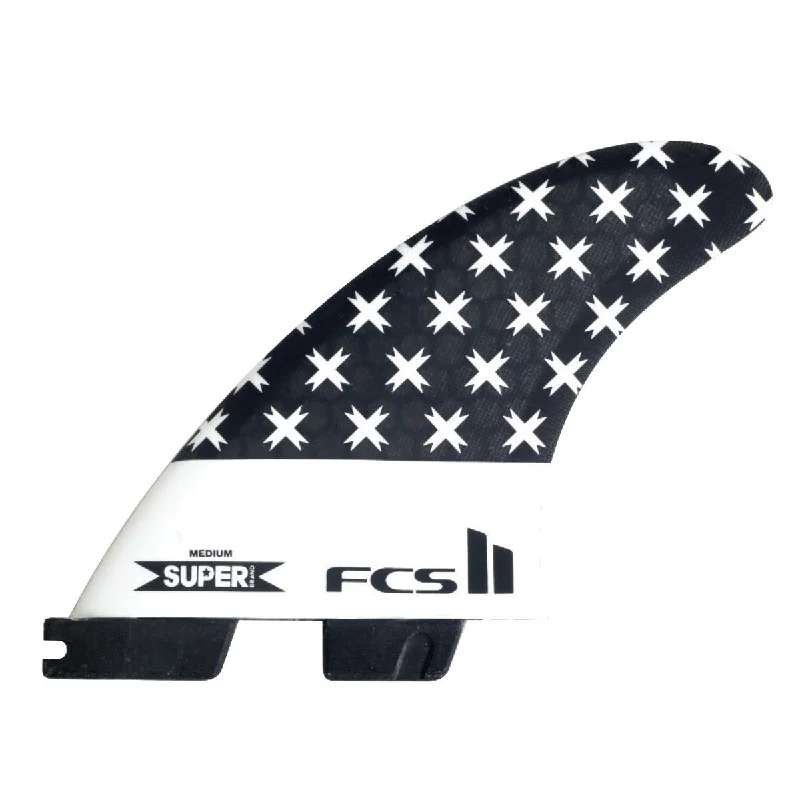 surfboard fins for high performance in all wave types-FCS II Super PC Tri-Quad Fins