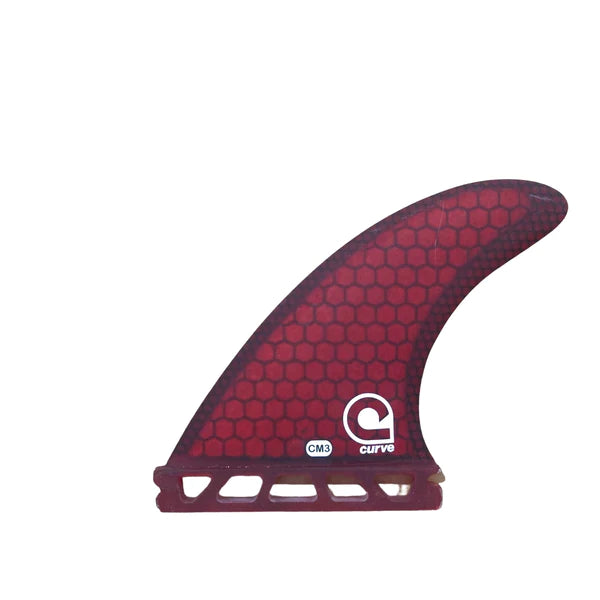 surfboard fins for easy adaptation to wave shape-Surfboard Fins CM3 Single Tab Thruster - CARBON MESH