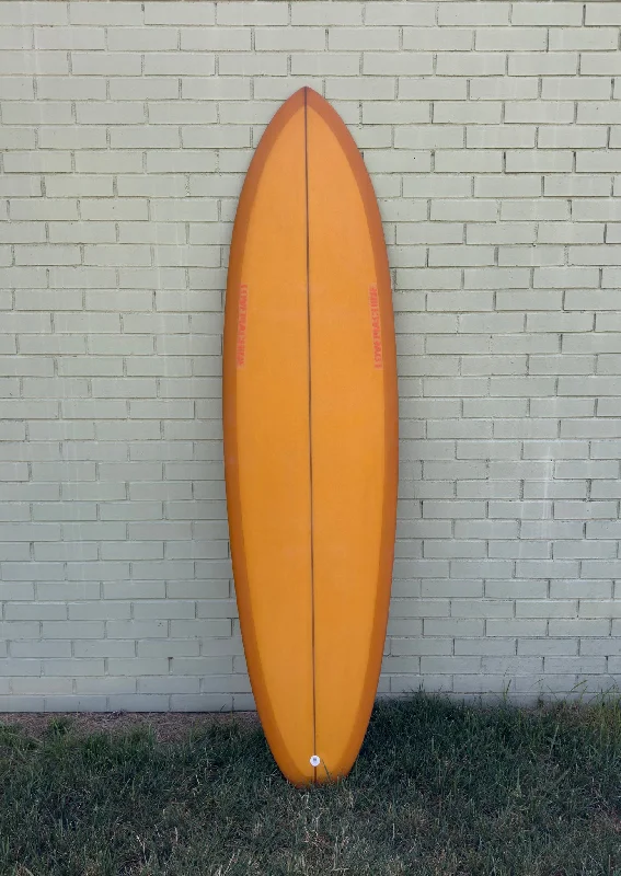 surfboards for fast paddling in small surf-6'9" Lovemachine Surfboards FM - Pumpkin