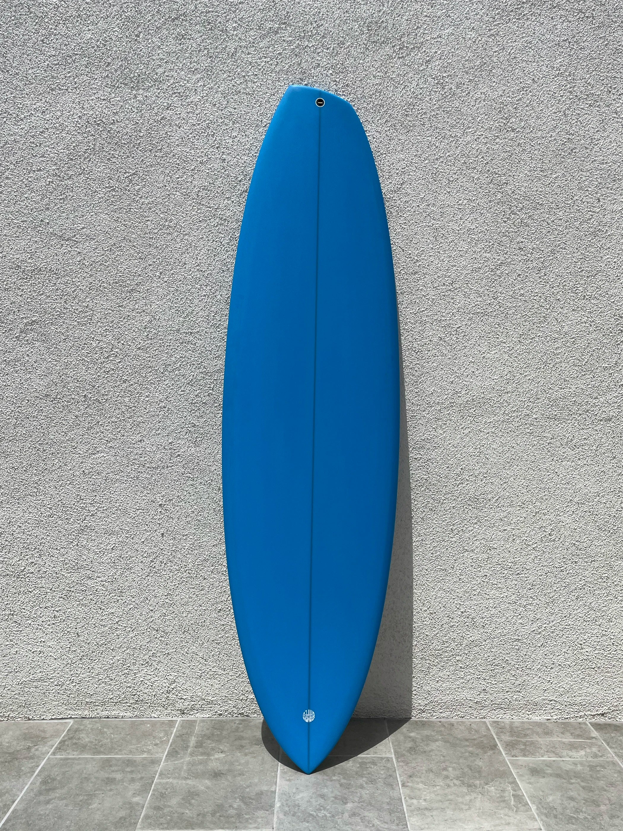 surfboards for fast turns-Simon Shapes | 6’1” B.E.A.S.T Regular Electric Blue Surfboard