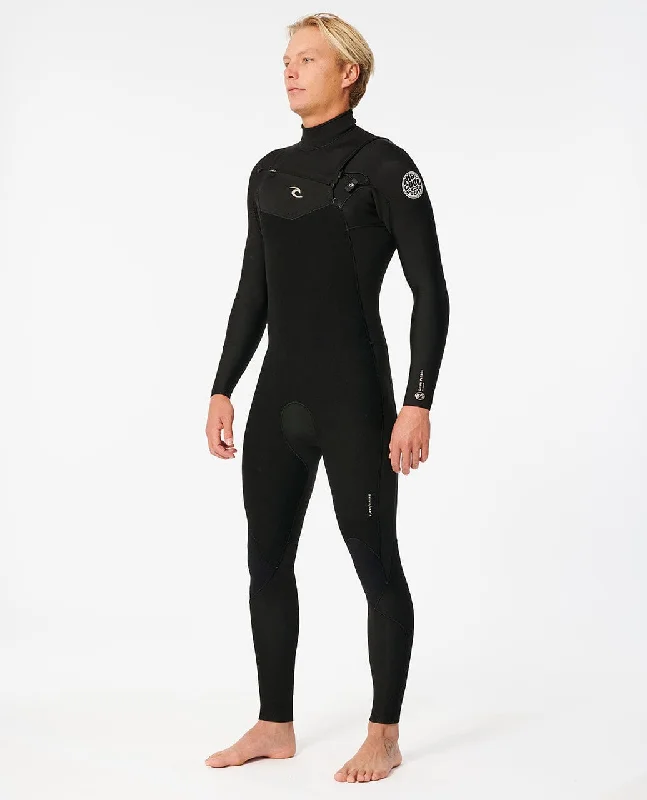 wetsuits with heat-retaining materials for cold environments-Dawn Patrol Warmth 5/3mm Chest Zip - Black (2023/24)