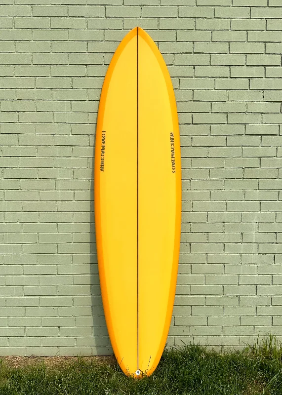 surfboards for deep carving in powerful waves-6'9" Lovemachine Surfboards FM - Golden Yellow