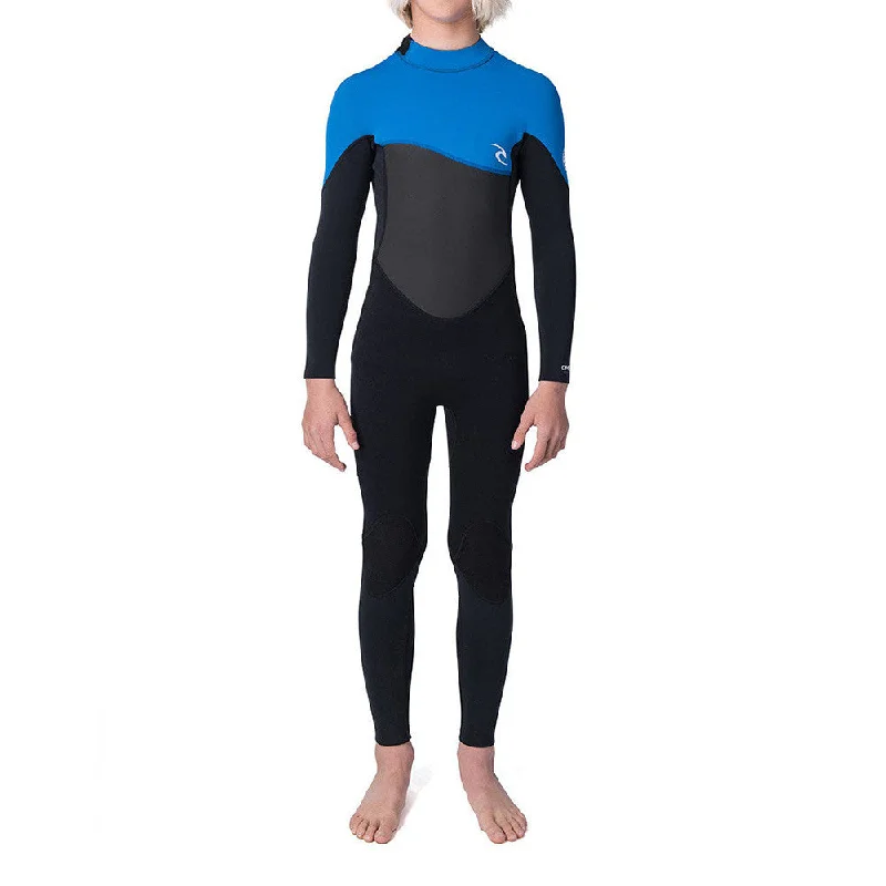 best wetsuits for improved swimming performance-Rip Curl Junior Omega 4/3 Wetsuit - Blue