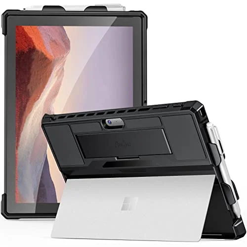 surf clothing with breathable materials-Microsoft Surface Pro LTE/ Pro 4/ Pro 5/ Pro 6/ Pro 7/ Pro 7 Plus Rugged Protective Case | ProCase